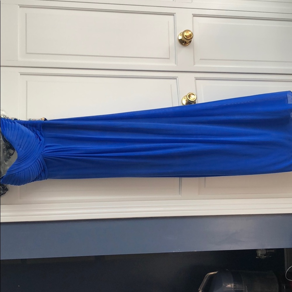 Blue La Semme Prom Dress